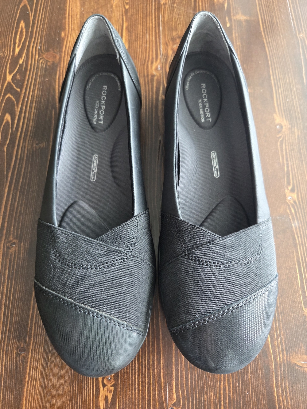 Rockport Black Total Motion Slip-On Flats | US 7 - Picture 2 of 7
